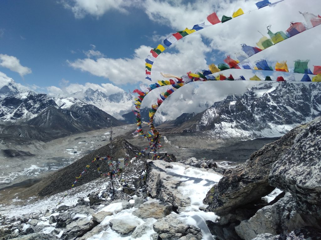 Breathtaking view of Everest region from Kala Pattar